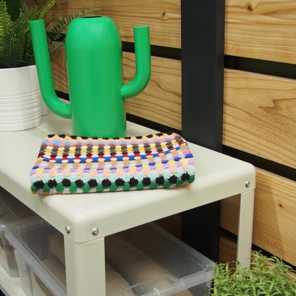 2 Rainbow Pom Pom Turkish Cotton Kitchen Towels - Picture 8 of 9